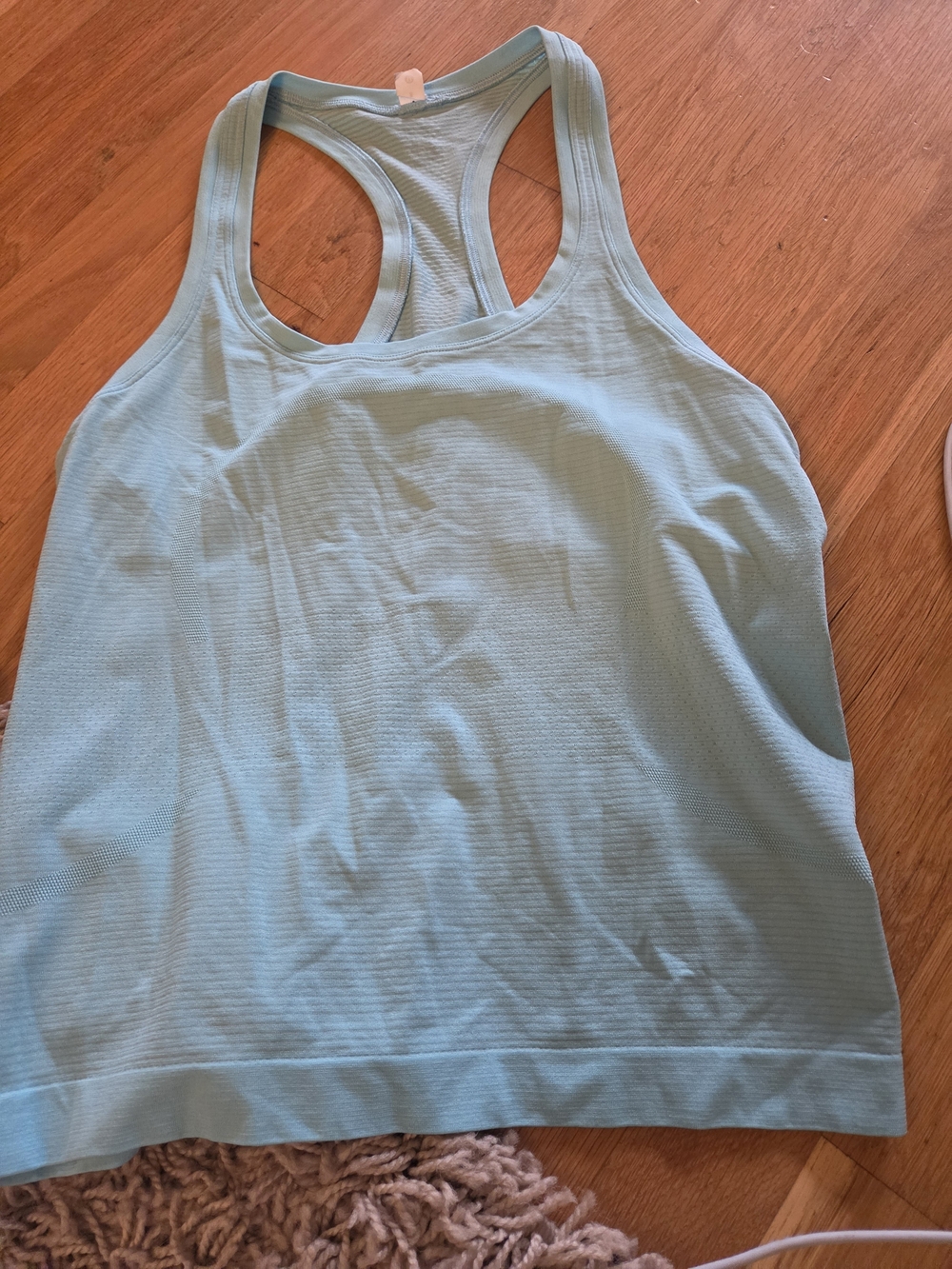 lululemon athletica Light Blue Racerback Tank